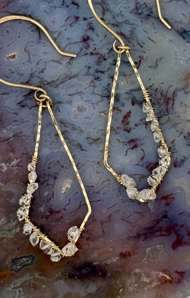 Herkimer Diamond Earrings