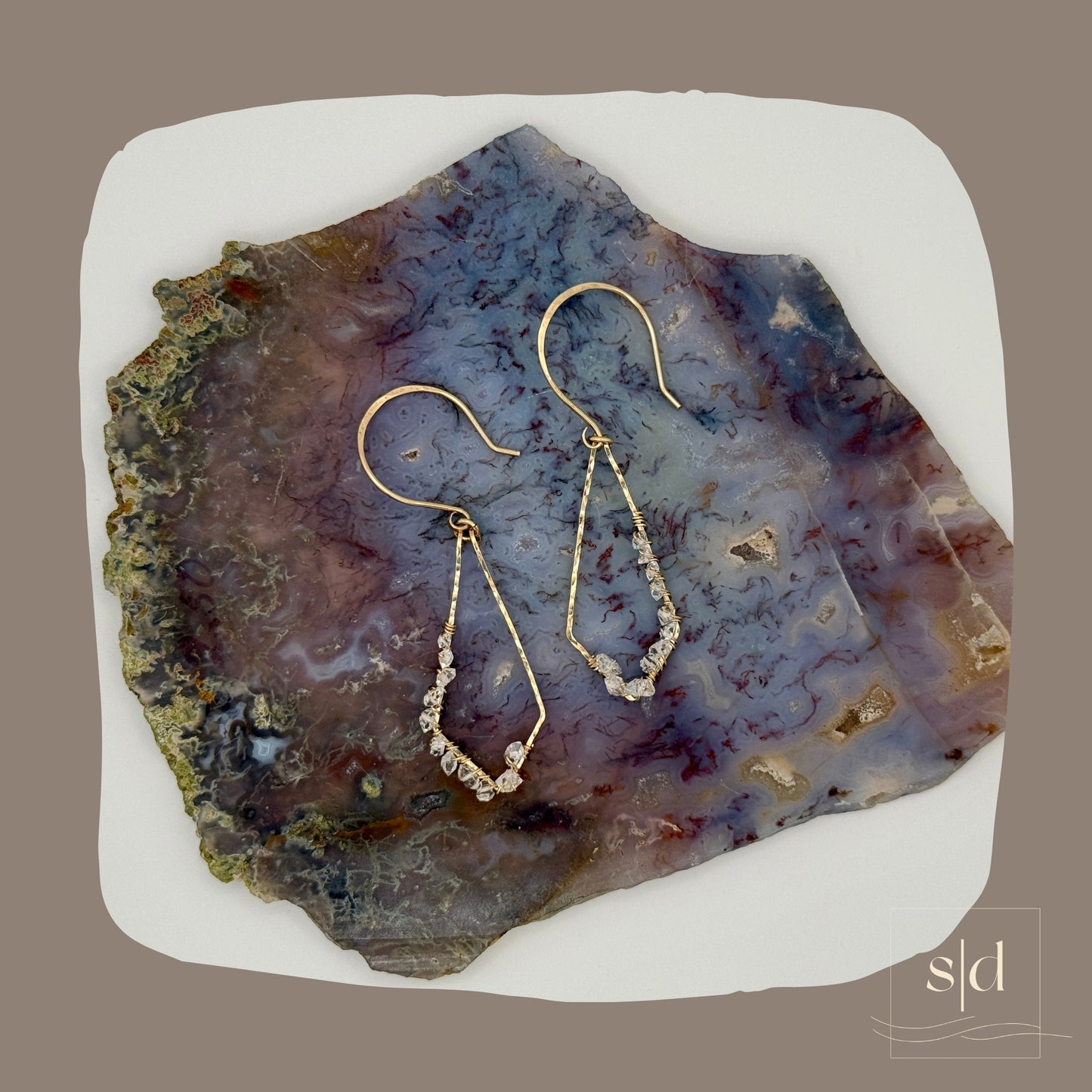 Herkimer Diamond Earrings