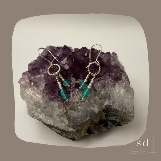 Opal Dreamcatcher Earrings