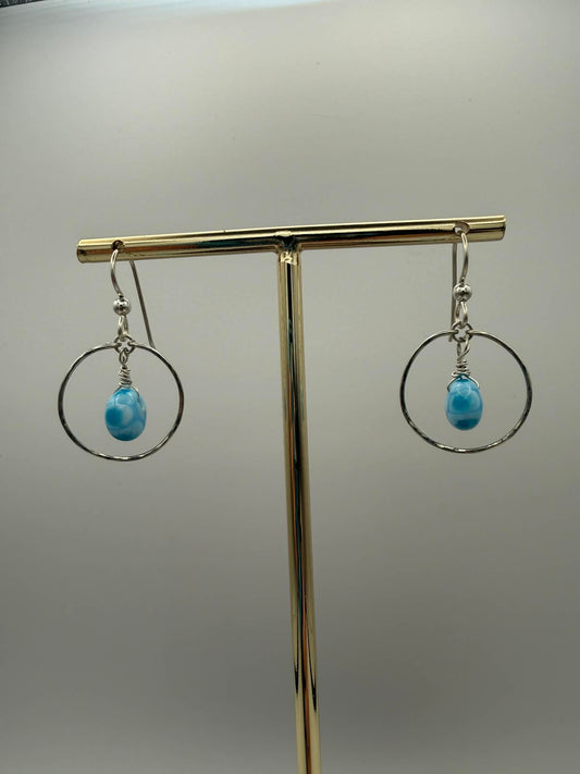 Lampwork Bubble Earrings