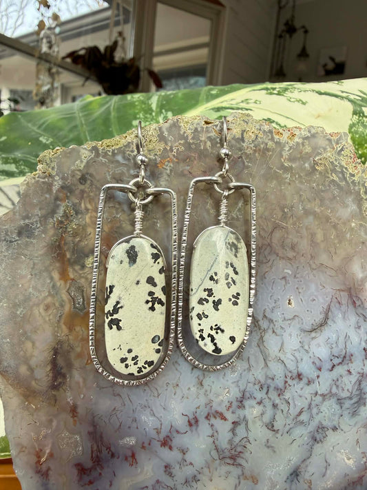 Dendritic Siltstone Earrings